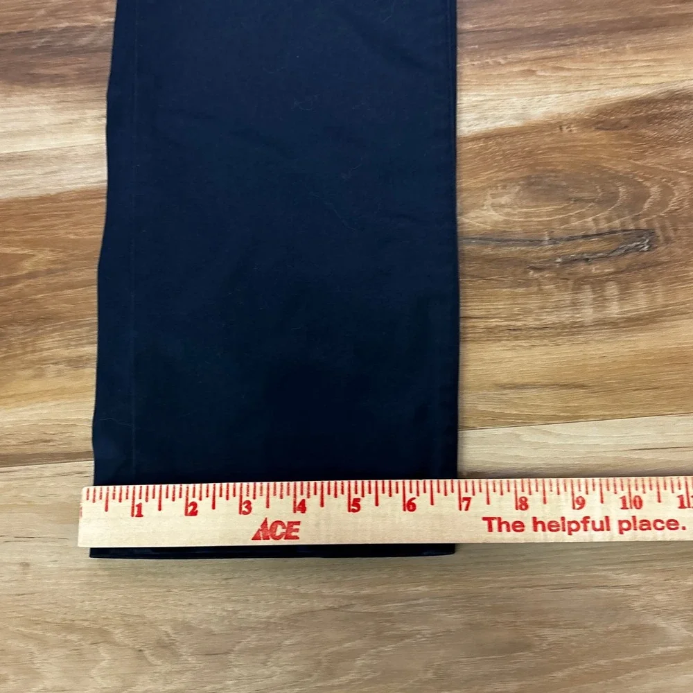 Banana Republic Traveler Pants 35x30 Slim Fit Chino Navy Blue Cotton Stretch